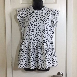 Angashion Blouse Size Medium